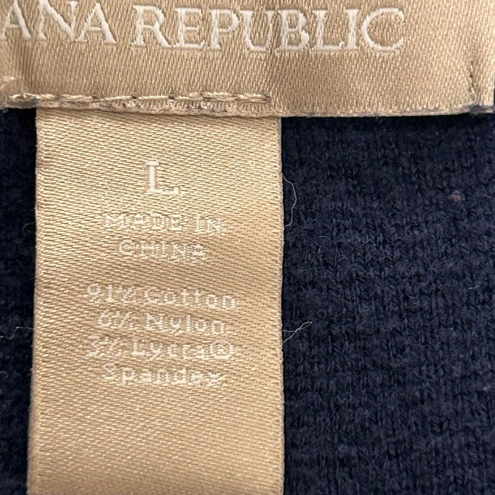 Banana Republic Navy and Cream Cardigan - Picture 5 of 6
